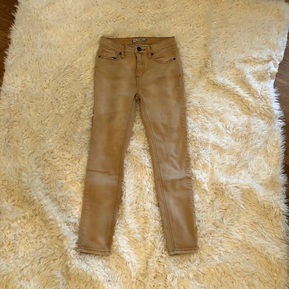 Free People Yellow Denim Jeans